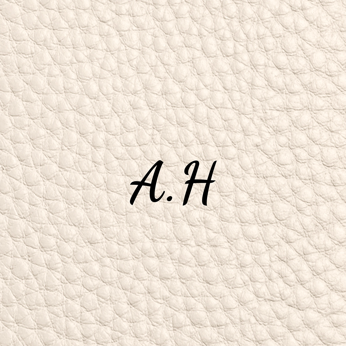 Leather Luggage Tag (Ivory)