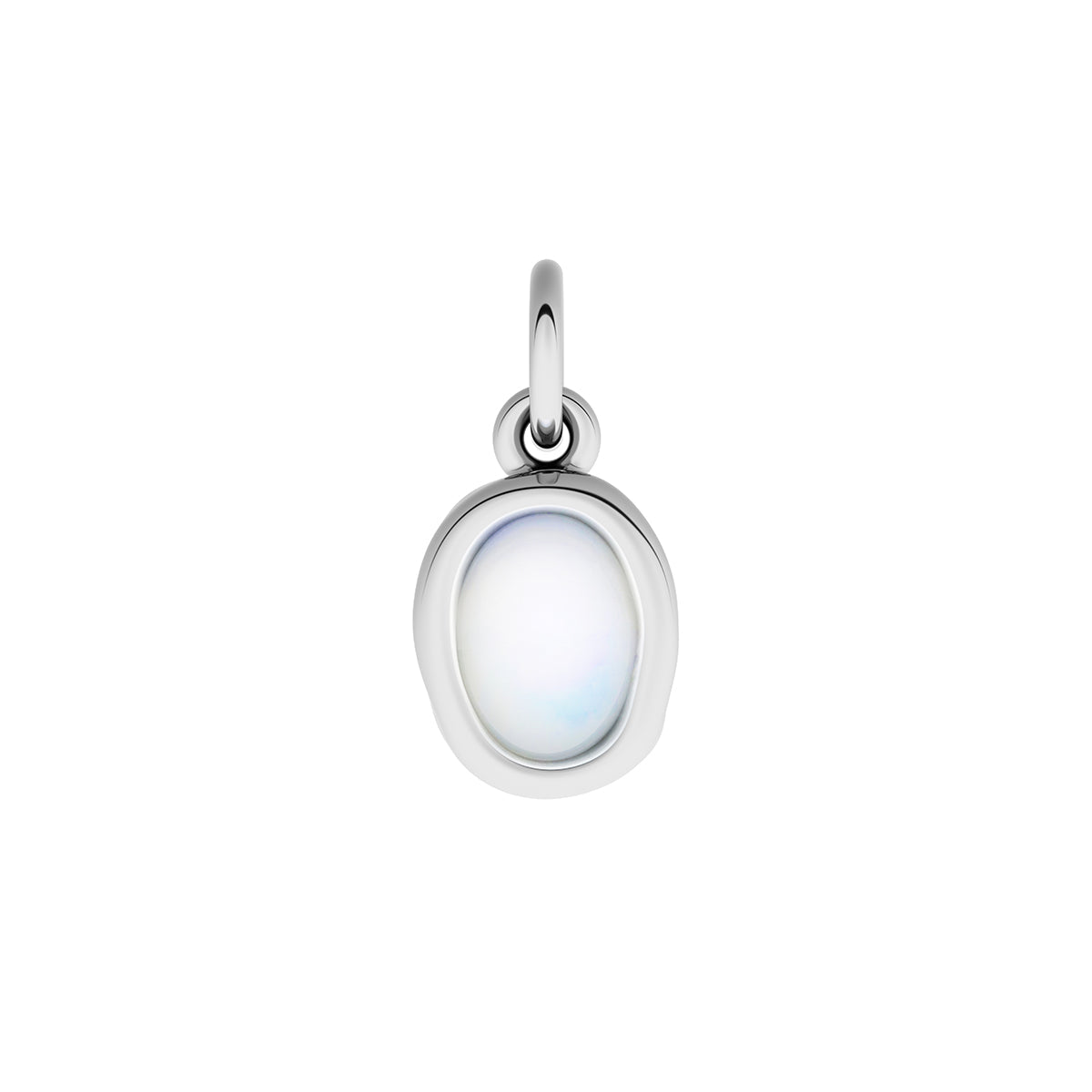 Made Mine Fine Charm - Molten Meaningful Stone (Silver)