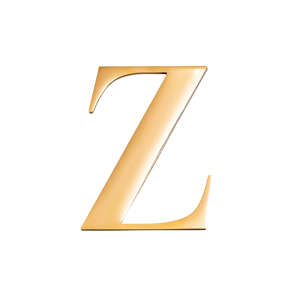 Metal Key Ring Letter (Gold)