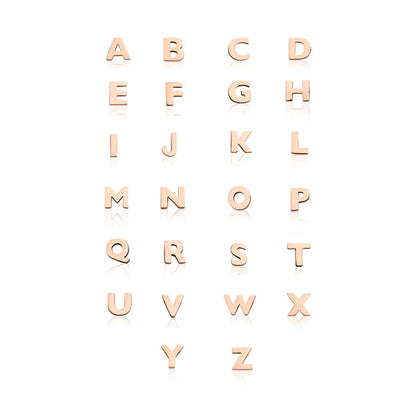 Made Mine Initials & Birthstone Necklace (Rose Gold)