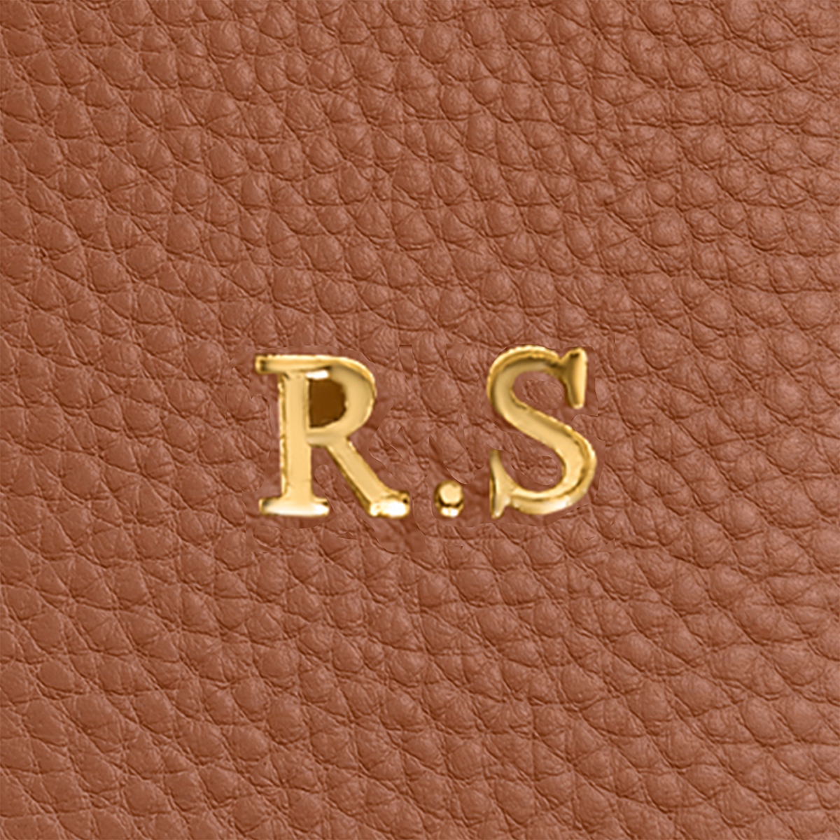 Large Vanity Cosmetic Bag (Tan)