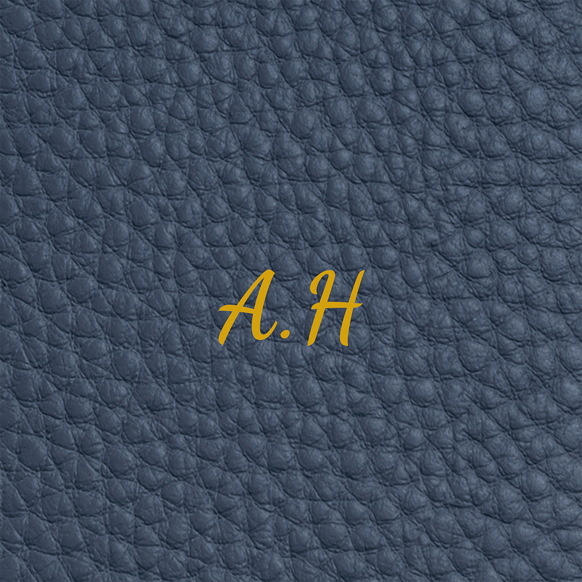 Leather Card Holder (Navy)
