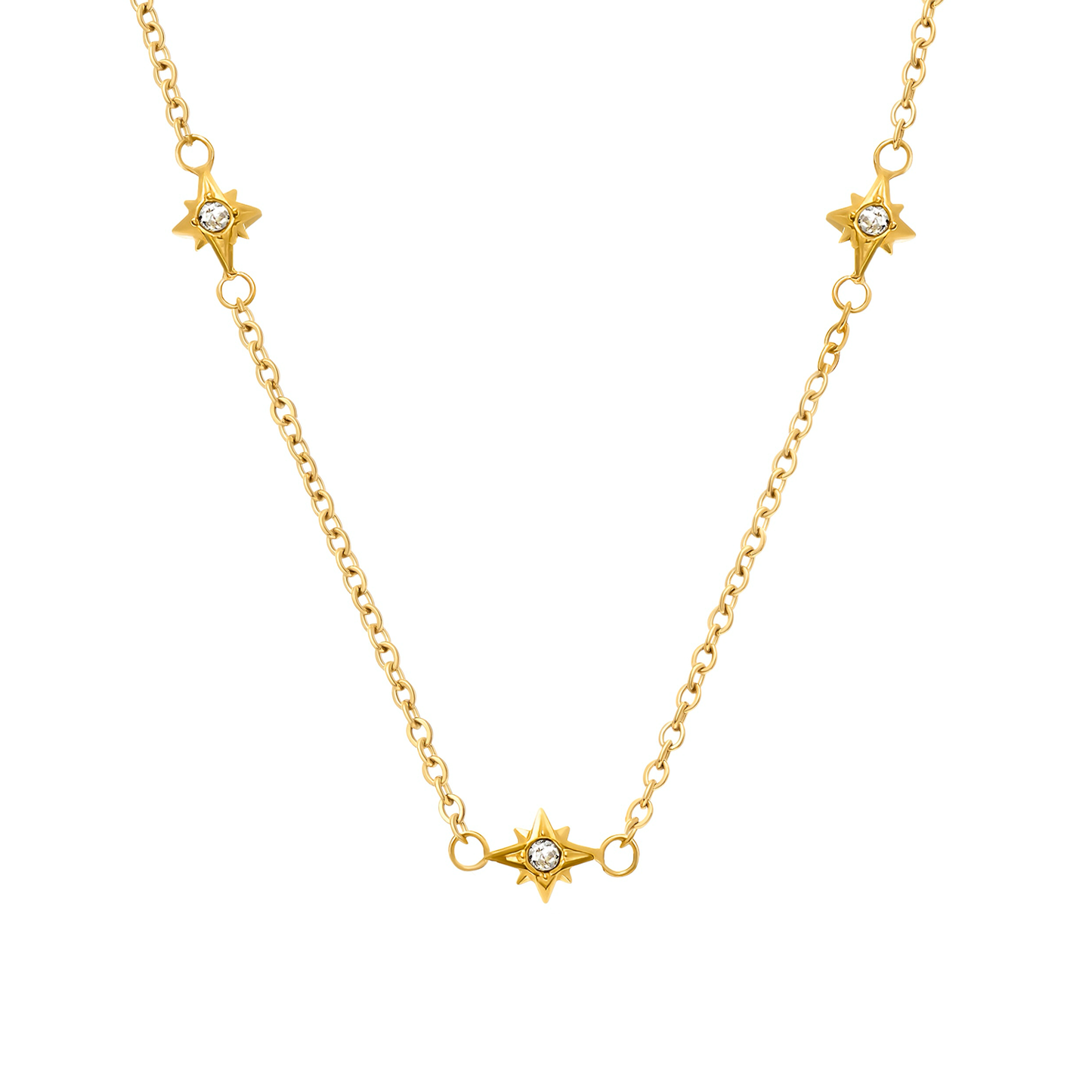 Coin Fingerprint Necklace (Gold)