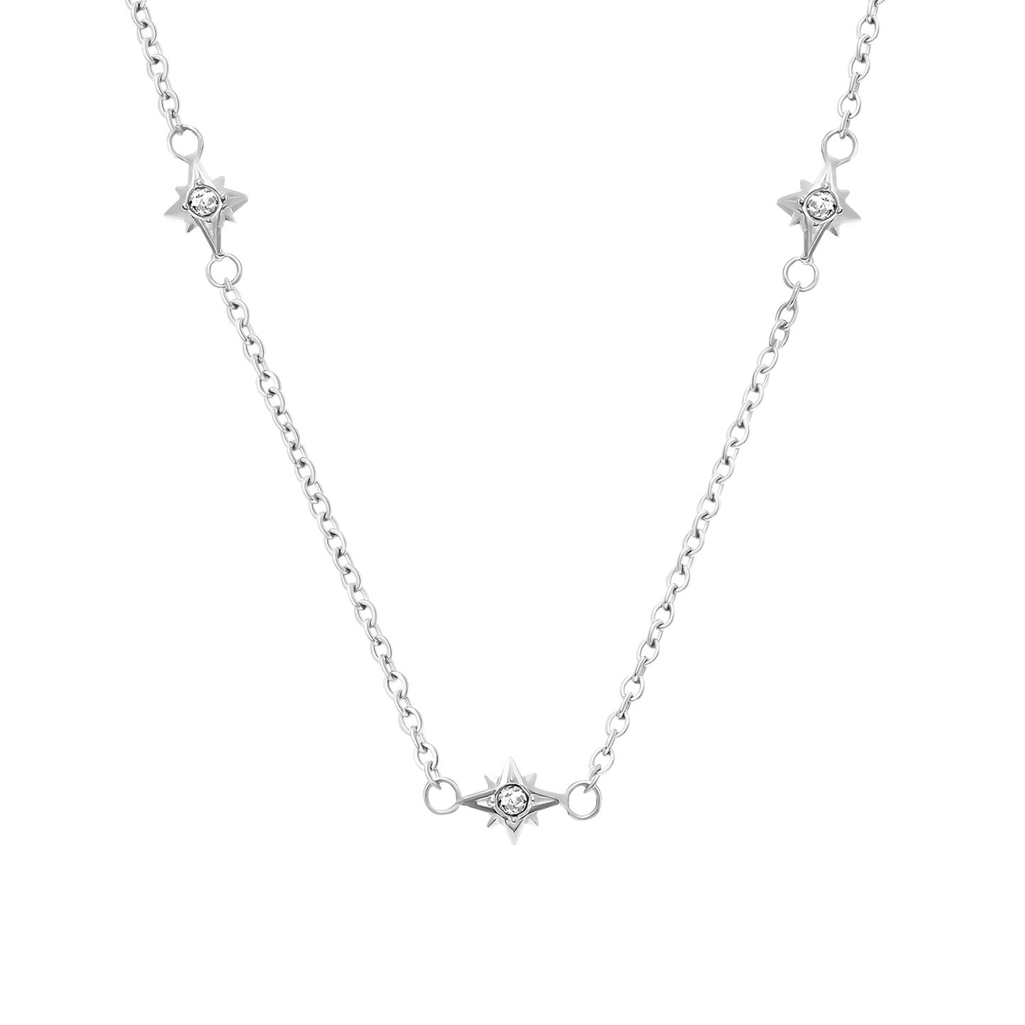 Heart Photo Locket Necklace (Silver)