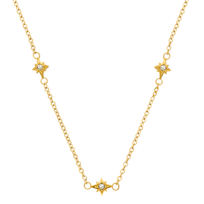 Coin Fingerprint Necklace (Gold)