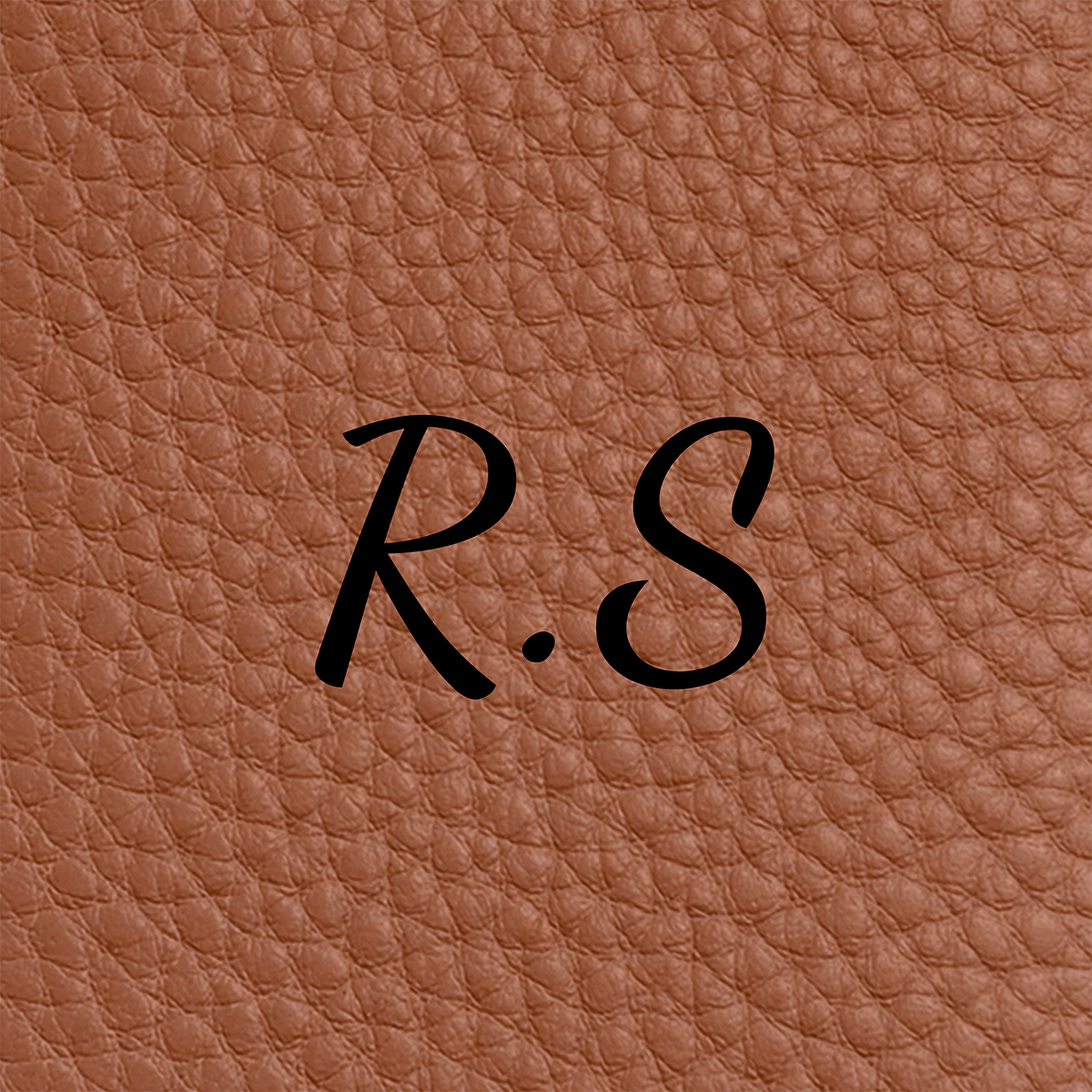 Leather Luggage Tag (Tan)