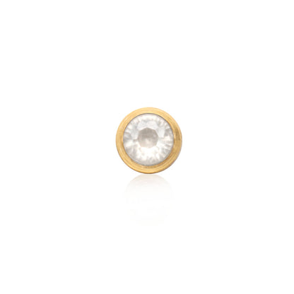 Double Initial Icon - Birthstone (Gold)