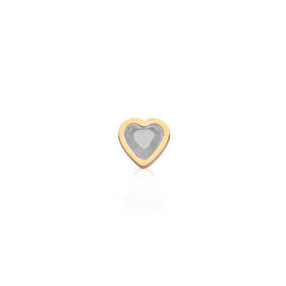 Made Mine Mini Heart Birthstone Anklet (Gold)