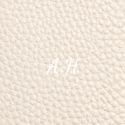 Leather Luggage Tag (Ivory)
