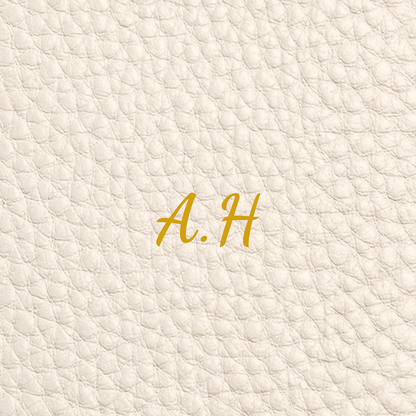 Leather Clutch Pouch (Ivory)