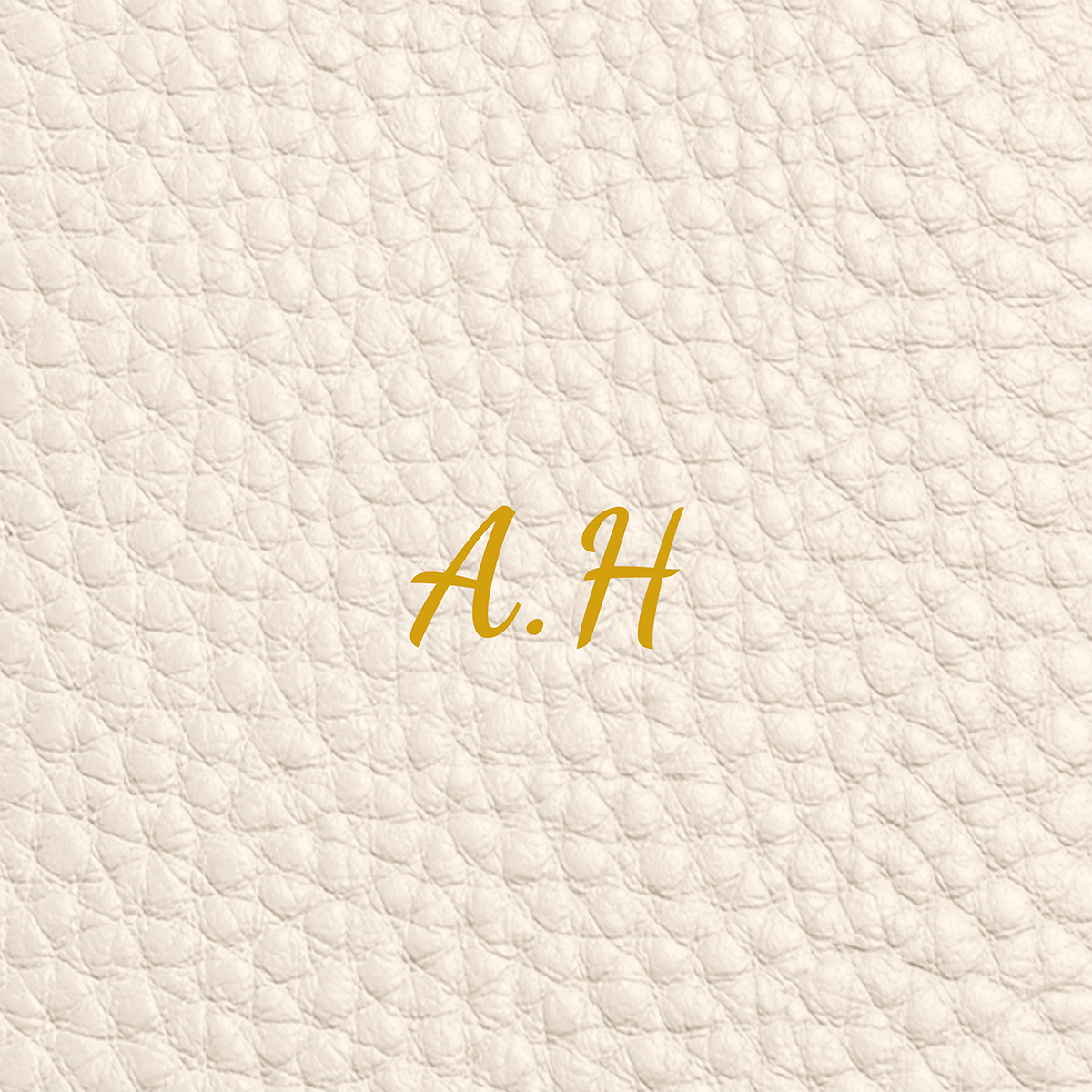 Leather Luggage Tag (Ivory)