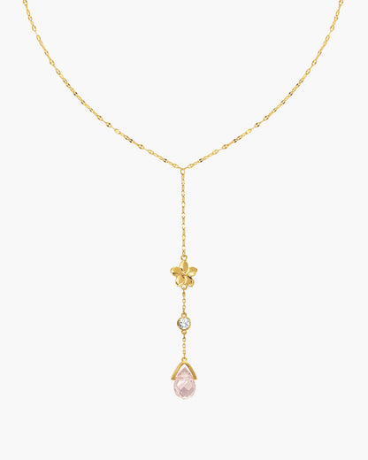 Petal Lariat Necklace