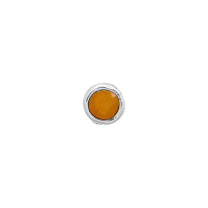 Made Mine Charms - Round Birthstone Charms (Silver)