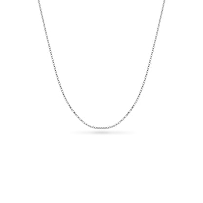 Mini Written In The Stars Initial Tag Necklace (Silver)