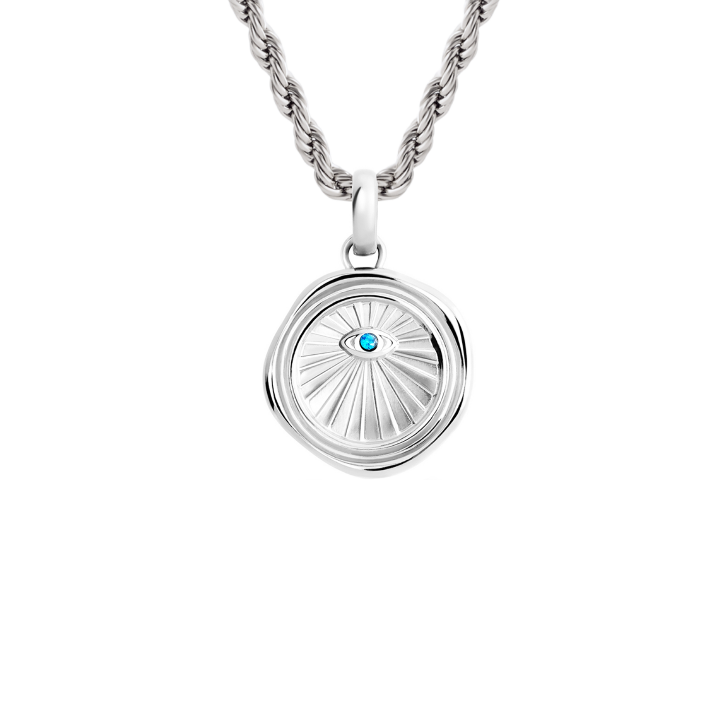 Layering Small Rope Chain Necklace (Silver)