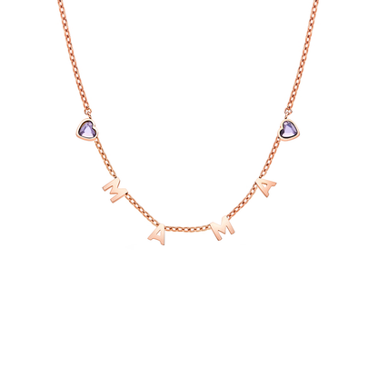 Made Mine Name Necklace (Rose Gold)