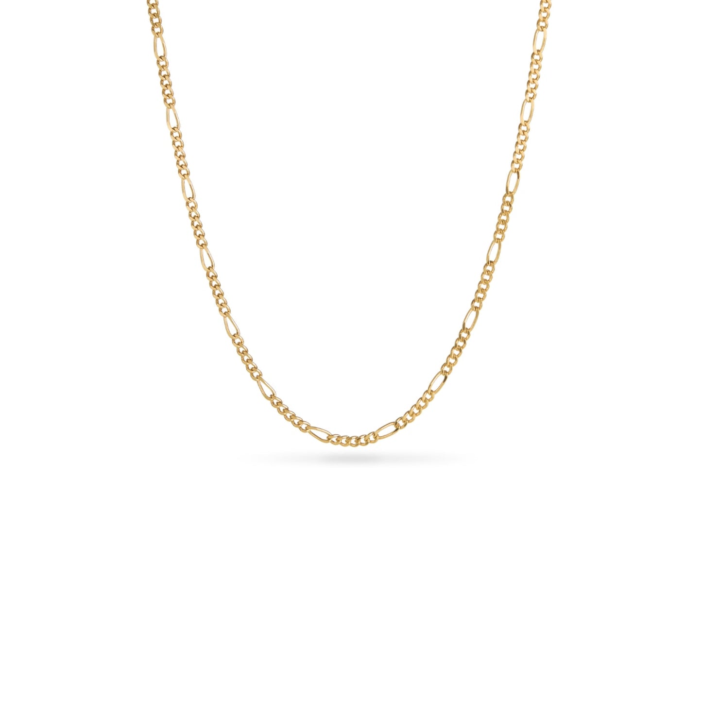 Double Fingerprint Heart Token Necklace (Gold)