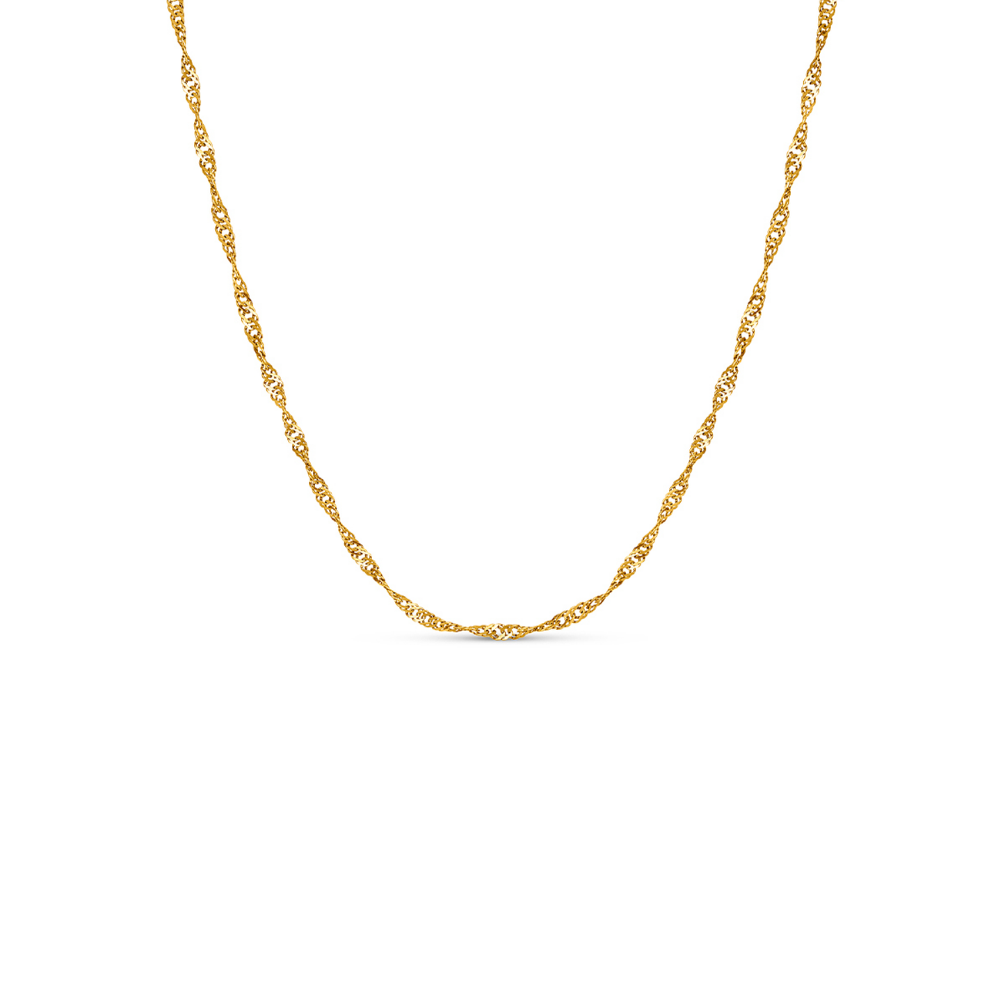 Mother of Pearl Cushion Necklace (Gold)