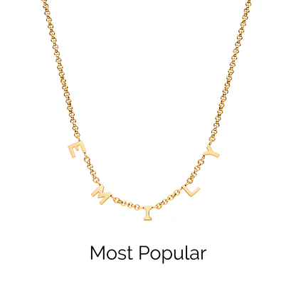 Made Mine Name Necklace (Gold)