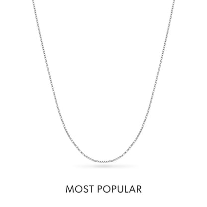 Floating Charm Heart Locket Necklace (Silver)