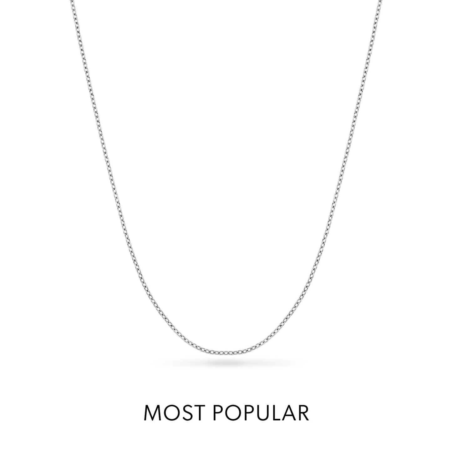 Layering Fine Chain Necklace (Silver)
