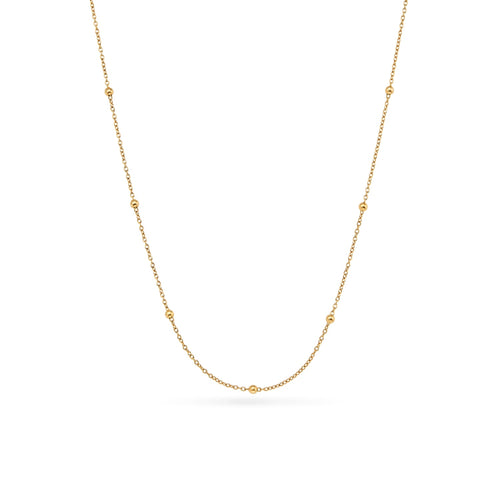 Sphere Chain Necklace (Gold)