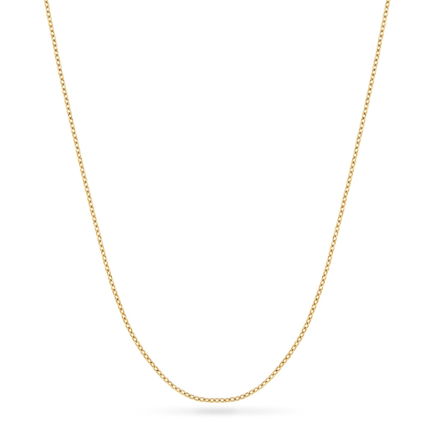Floating Charm Heart Locket Necklace (Gold)