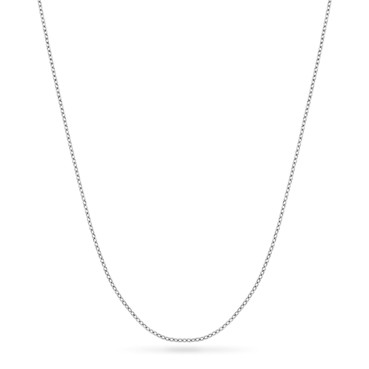 Floating Charm Heart Locket Necklace (Silver)