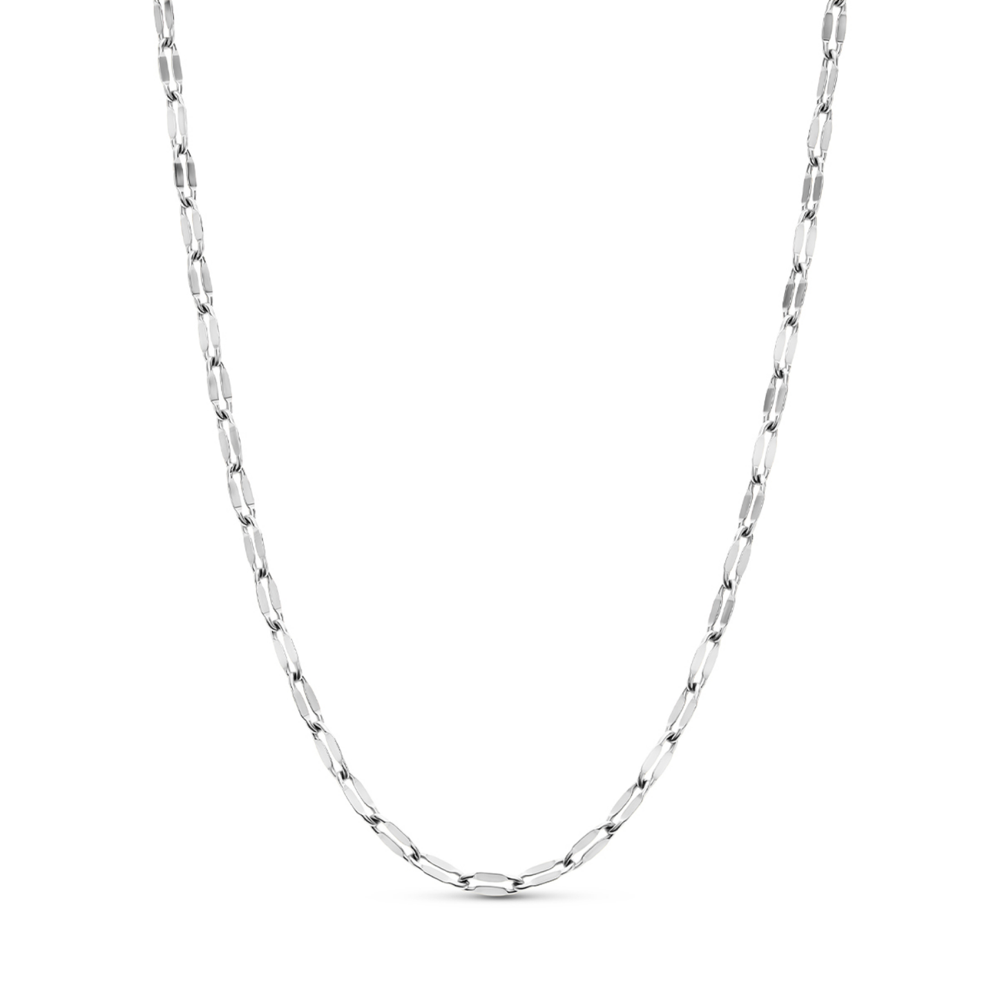 Padlock Necklace (Silver)