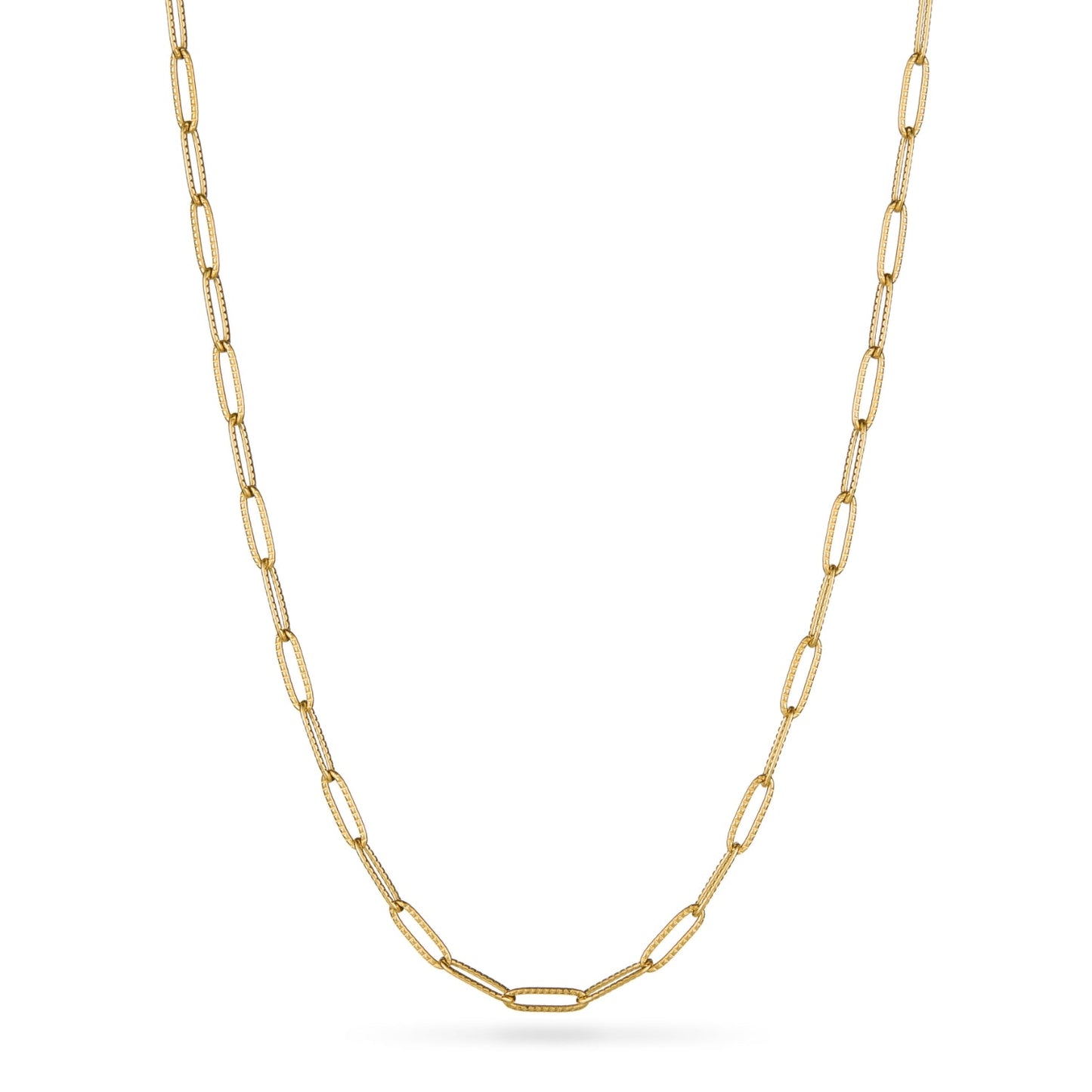 Round Photo Locket Sphere Necklace (Gold)