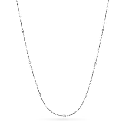 Sphere Chain Necklace (Silver)