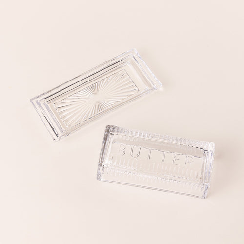 Glass Butter Dish