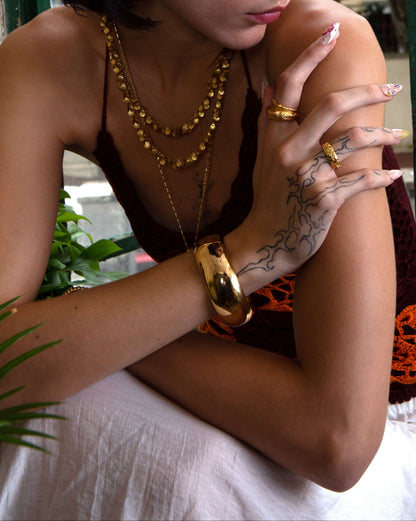 Gold Chunky Bangle