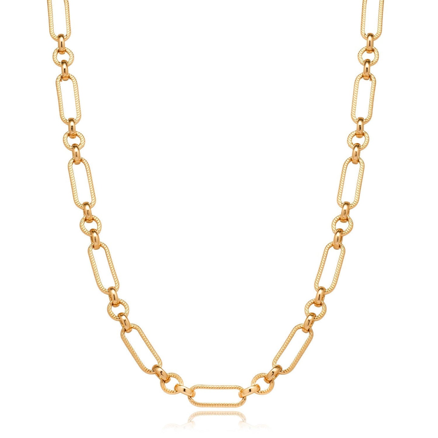 Chocolate Brown Heart Necklace (Gold)