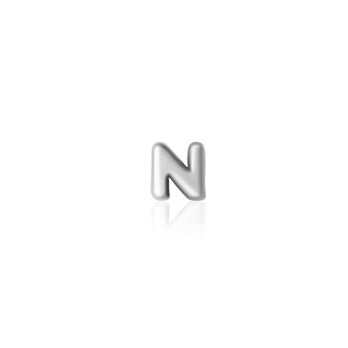 Fixed Charm - Bubble Initial Charm (Silver)