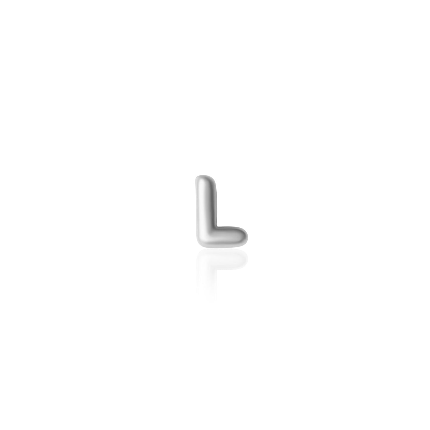 Fixed Charm - Bubble Initial Charm (Silver)