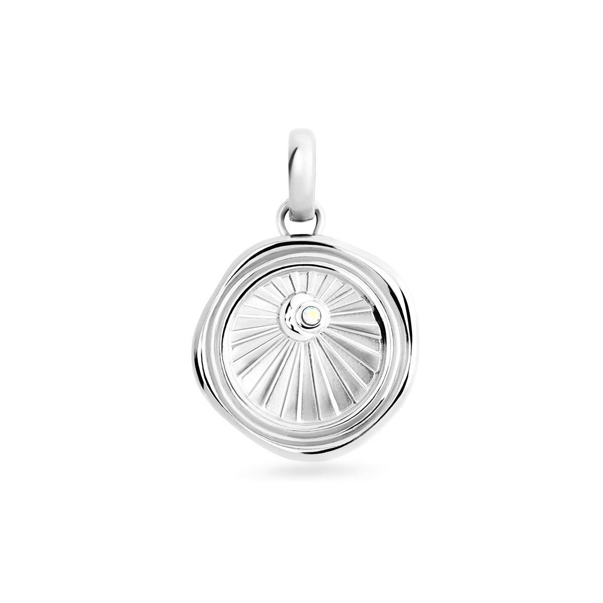 Custom Talisman Coin Necklace (Silver)