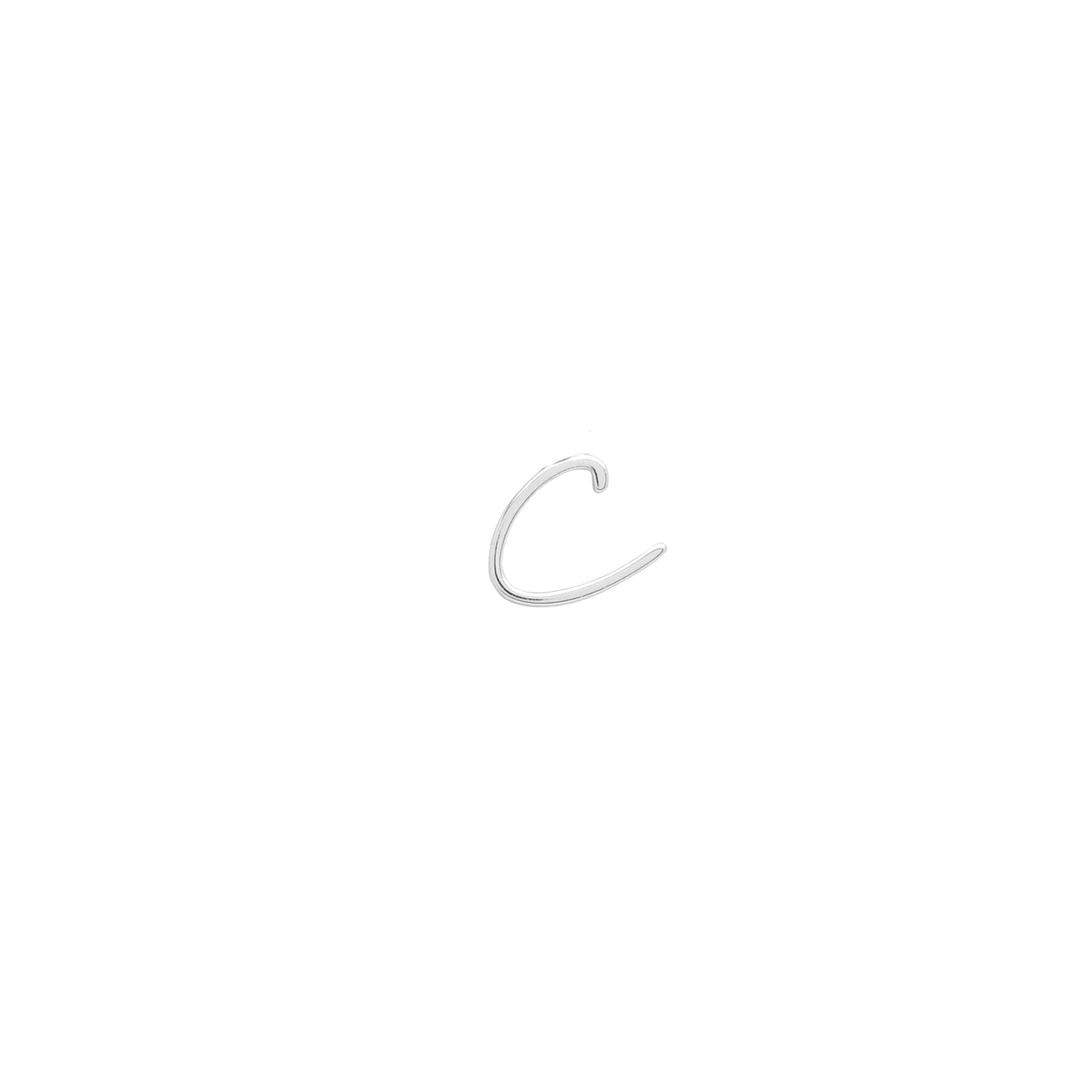 Made Mine Script Letter Bracelet (Silver) - NN