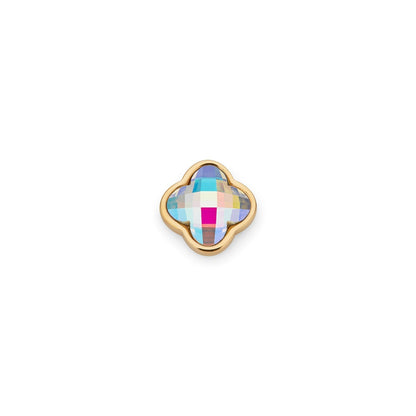 Clover Charms - Birthstone (Gold)
