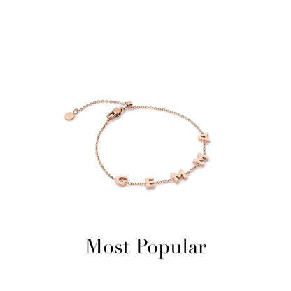 Made Mine Name Bracelet (Rose Gold)