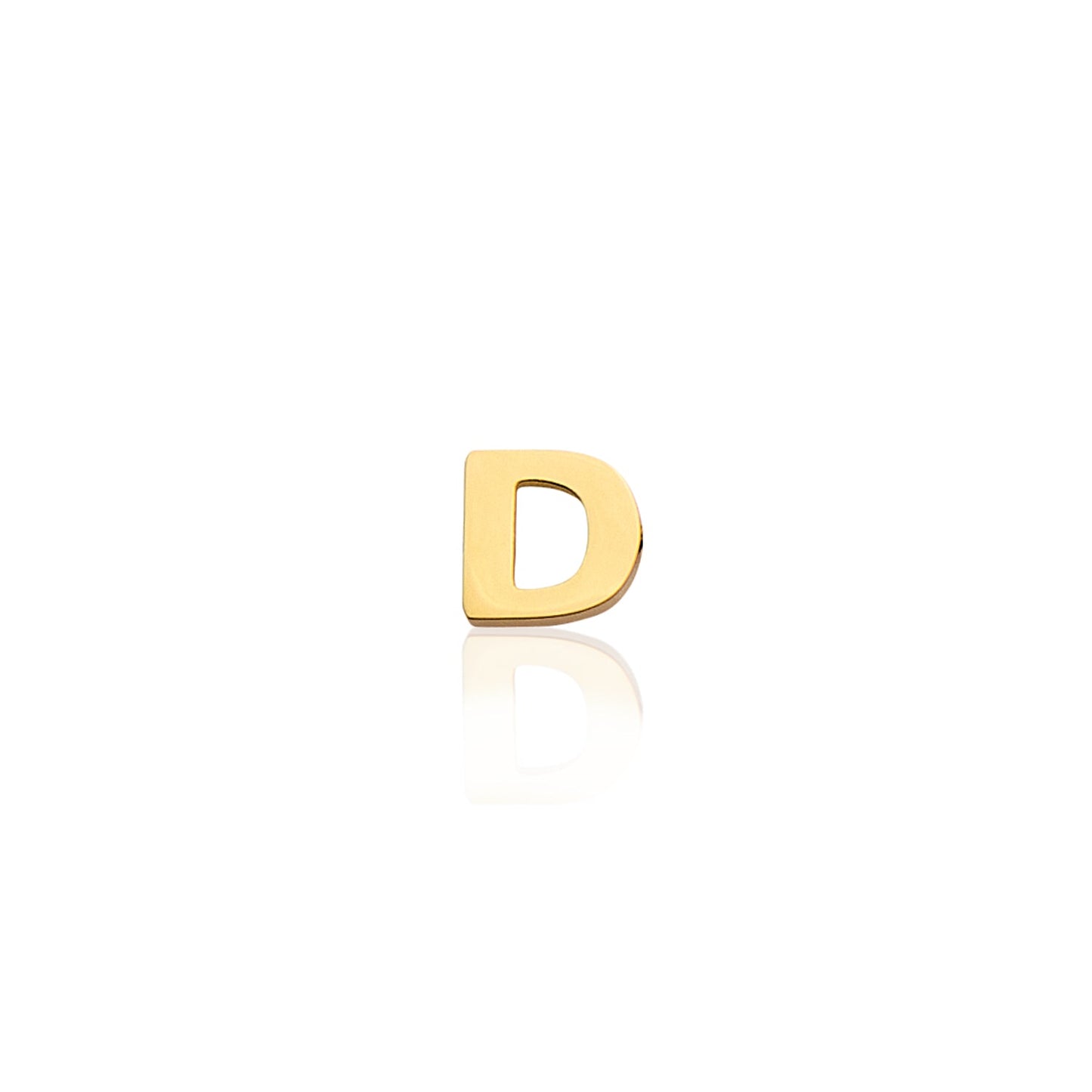 Made Mine Charms - Block Initial Charm (Gold)