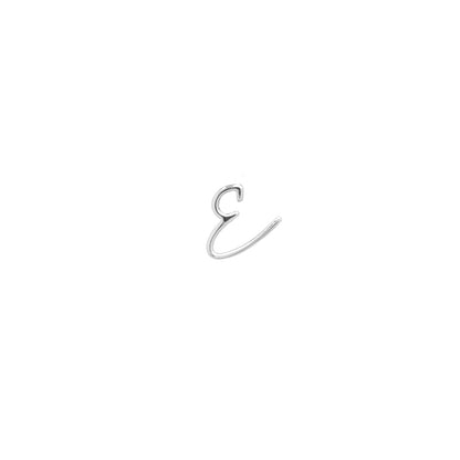 Made Mine Script Letter Bracelet (Silver) - TT