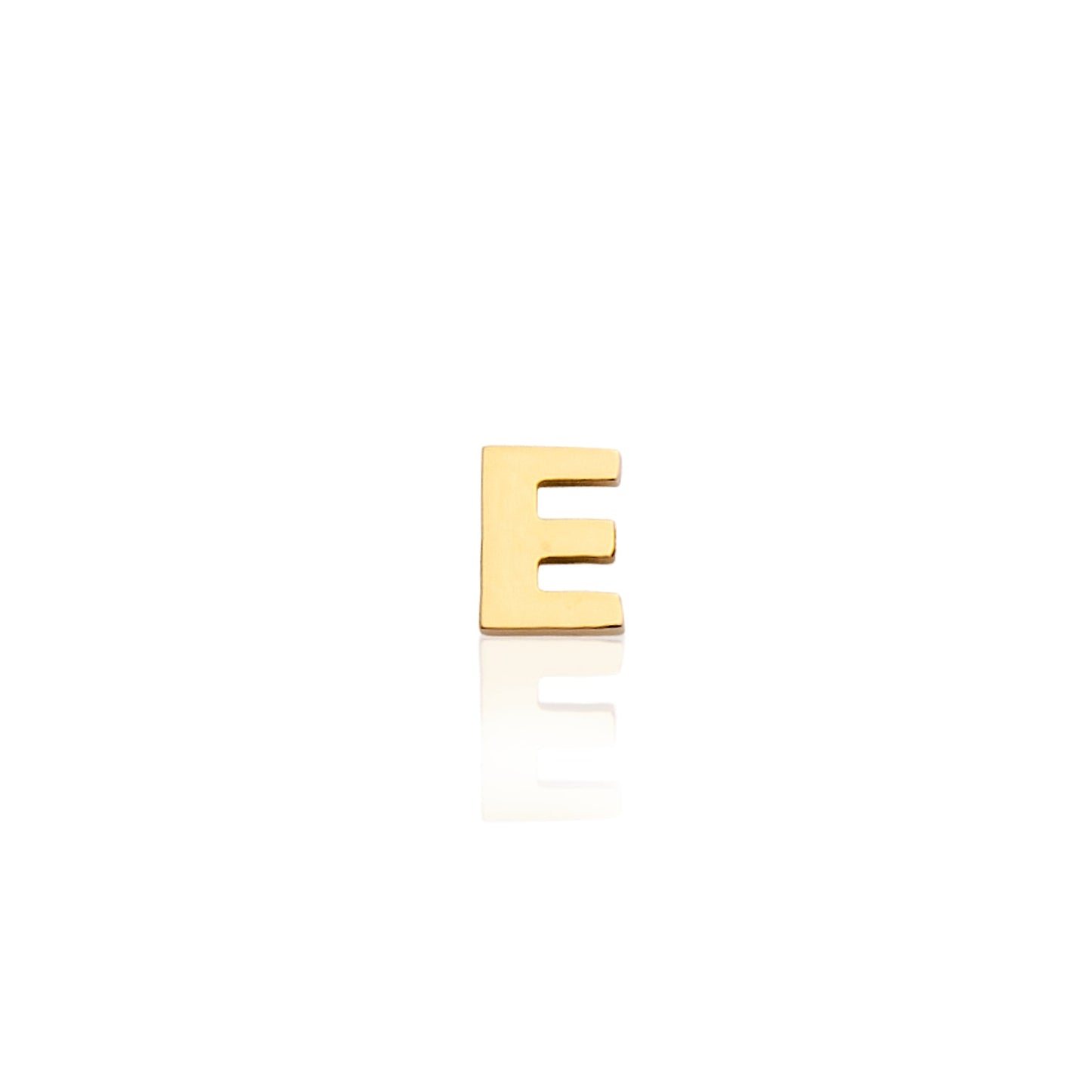 Made Mine Mini Letter Sphere Chain Necklace (Gold)