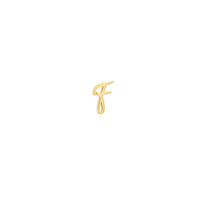 Made Mine Script Letter Bracelet (Gold) - NN