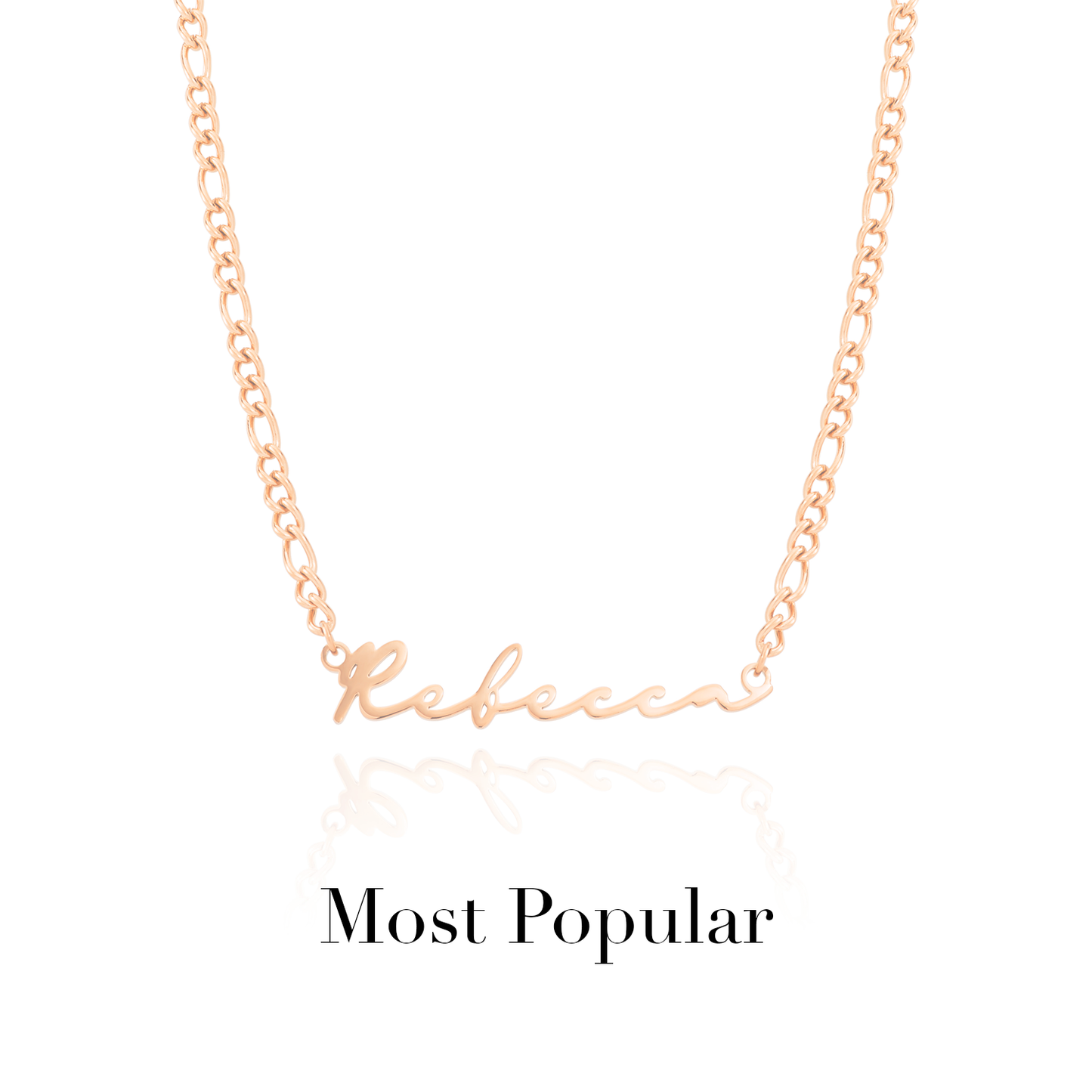 Signature Name Necklace - Rose Gold