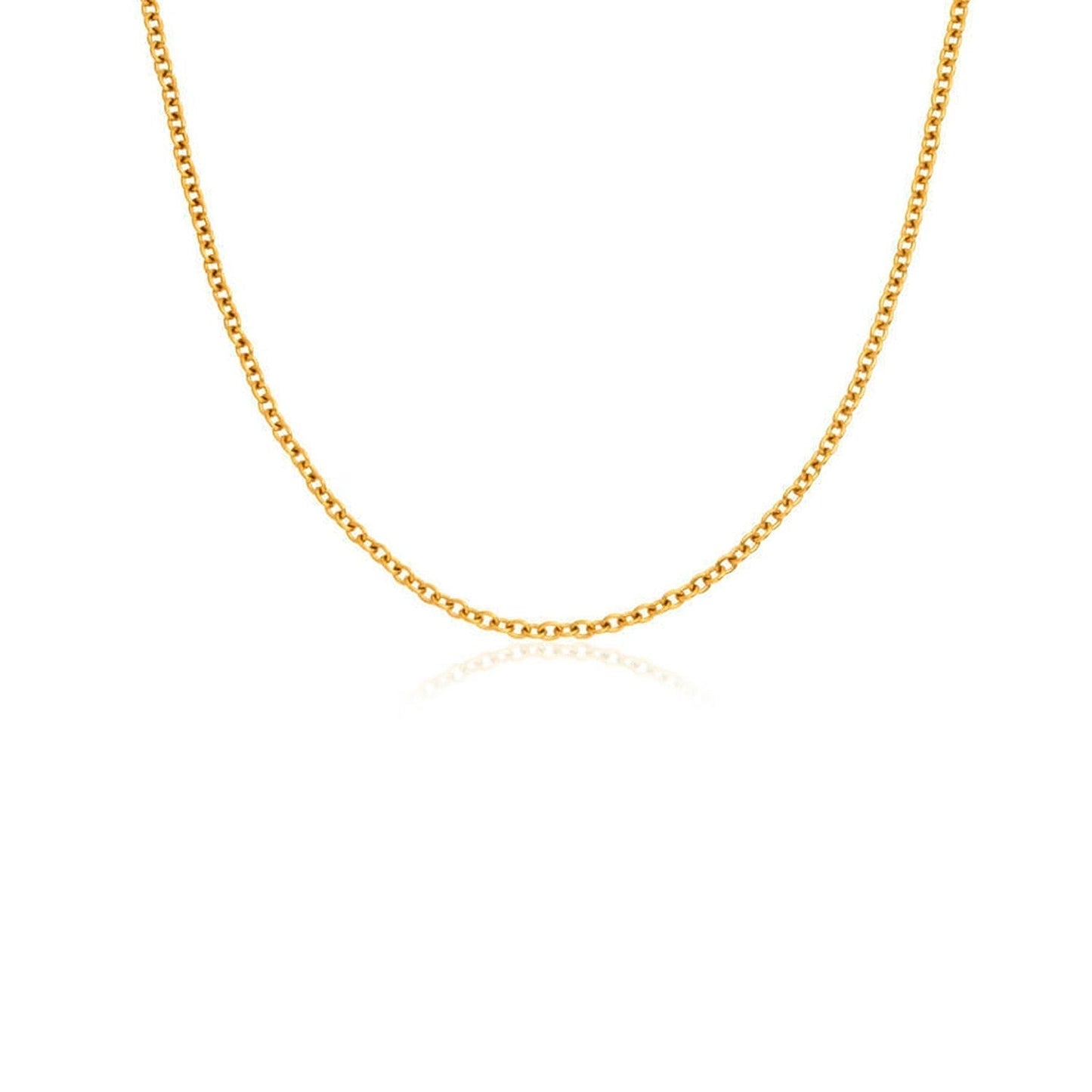 Fingerprint Written In The Stars Tag Necklace (Gold)