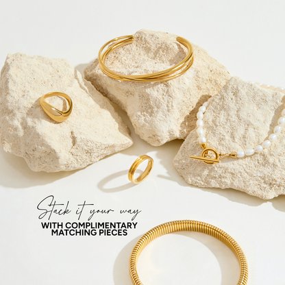 Statement Molten Ring (Gold)