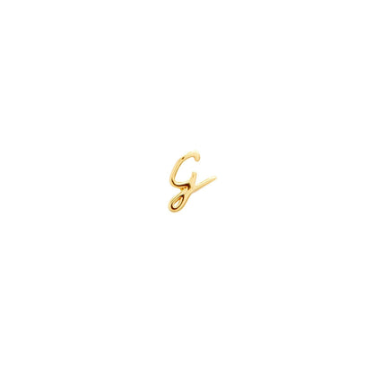 Made Mine Script Letter Bracelet (Gold) - NN