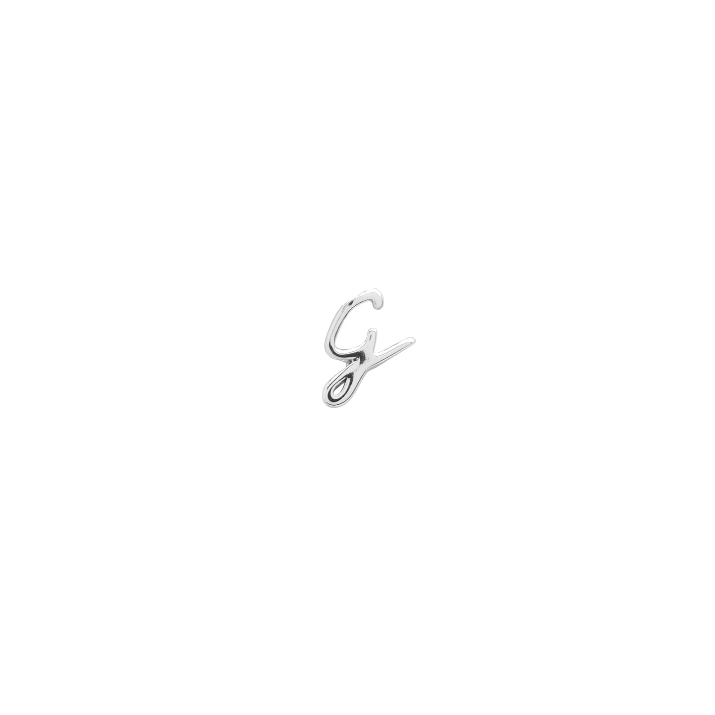 Made Mine Charms - Script Initial Charms (Silver)