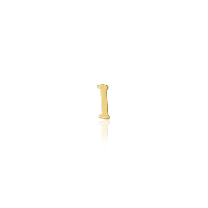 Fixed Charm - Handwritten Initial Charm (Gold)